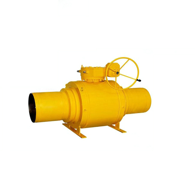 T natural gas extended fully welded ball valve